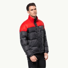 Jack Wolfskin Zimowa kurtka puchowa DNA Tundra XT (bardzo ciepła, wiatroszczelna) czerwona męska